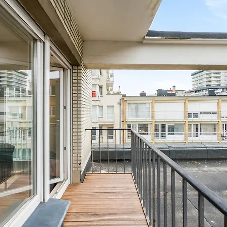 Apartmán Modern And Bright Seaside App W Seaview & Terrace Ostende