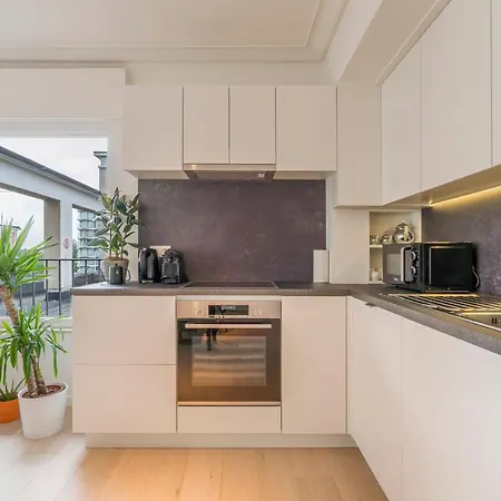 公寓 Modern And Bright Seaside App W Seaview & Terrace 奥斯滕德