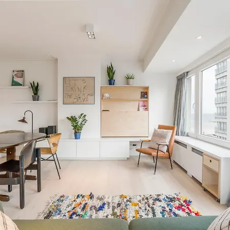 Modern And Bright Seaside App W Seaview & Terrace * אוסטנדה